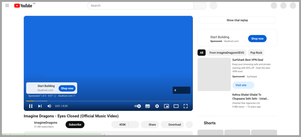 Youtube Screenshot Video