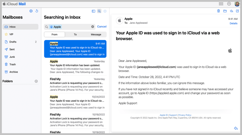 Email-on-icloud