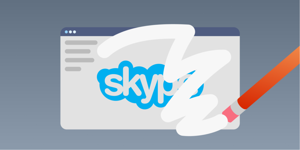 Alternativa à exclusão: como tornar a conta do Skype invisível