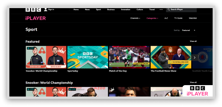 BBC iplayer