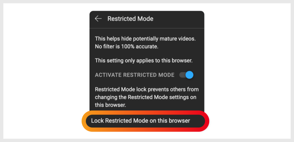 How Can I Lock YouTube Restricted Mode?