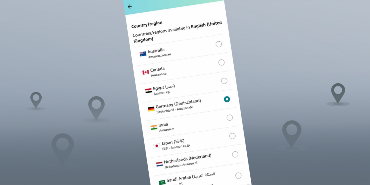 How to Change Country Location on Amazon - ExtremeVPN