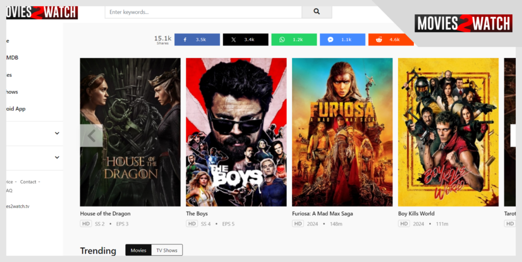 Melhores alternativas para Movies2Watch em 2024