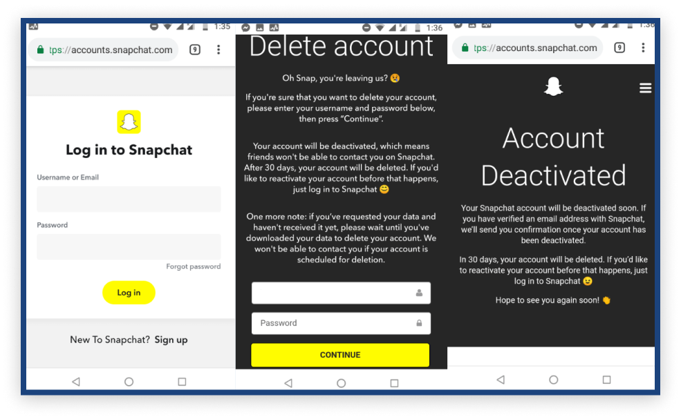 How to Temporarily Deactivate a Snapchat Account