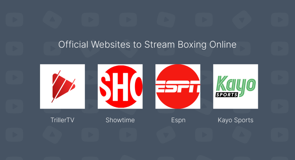 Official Websites to Stream Boxing Online