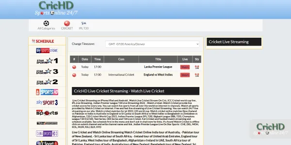 CricHD