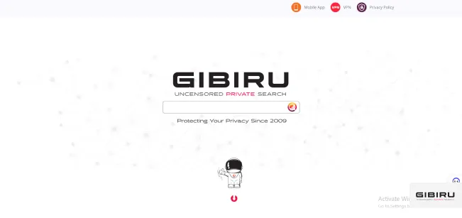 Gibiru search engine