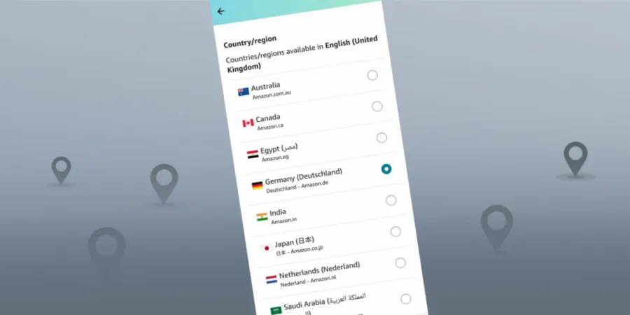 How to Switch Amazon Country on the App