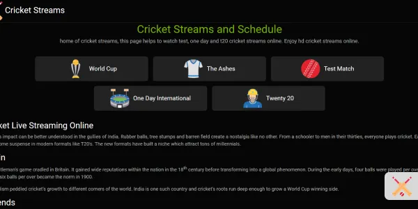 Cricstream