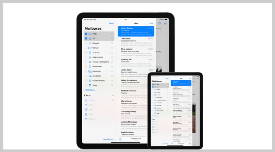 Email on iPhone and iPad
